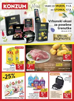 Pregled letka Konzum Katalog trgovine Konzum vrijedi od 11.03.2026