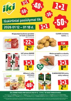 IKI parduotuvės leidinio Leidinys - Specialūs pasiūlymai IKI parduotuvės klientams galiojančio nuo 2026.01.12 peržiūra