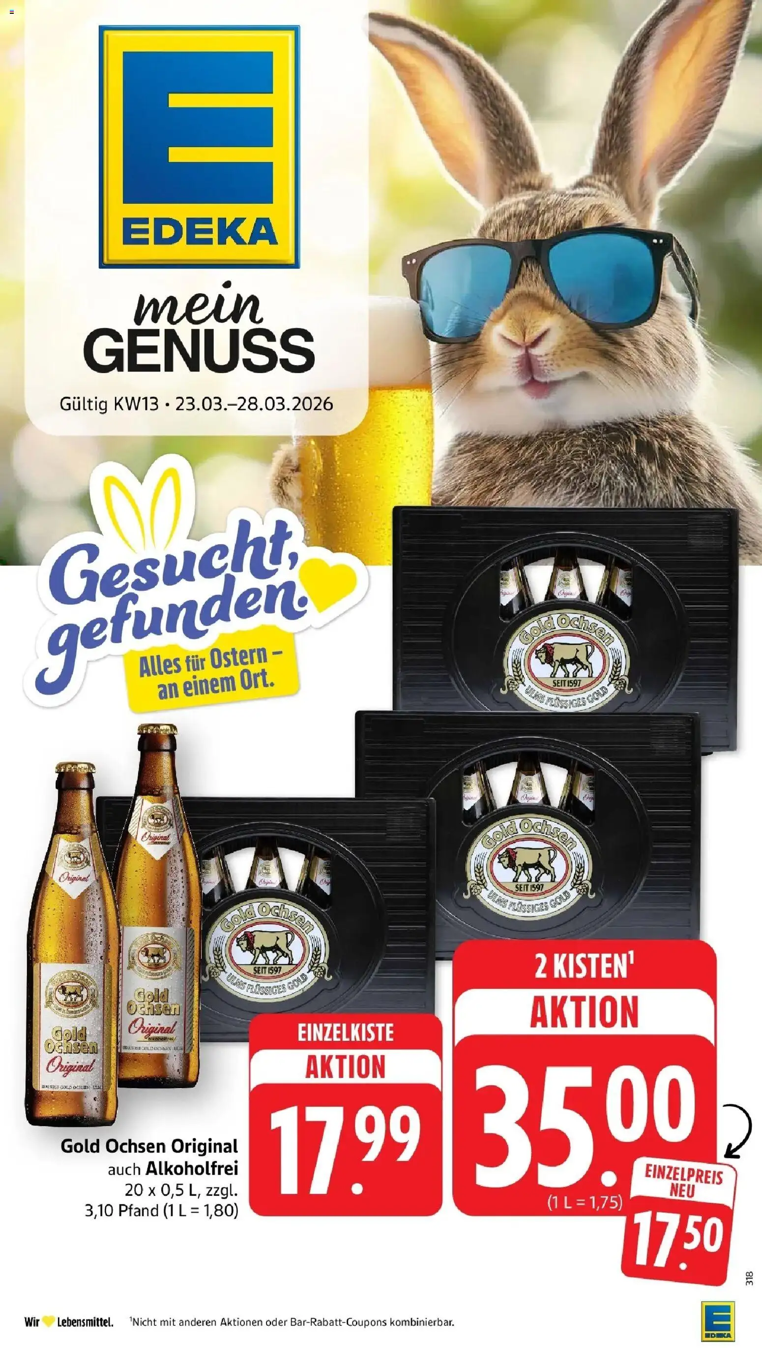 Vorschau von dem Prospekt des Geschäftes Edeka, gültig ab dem 23.03.2026