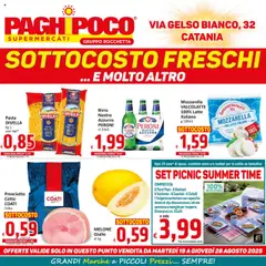 Anteprima dell'opuscolo Volantino Gelso Bianco dal negozio Paghi Poco valido da 19/08/2025