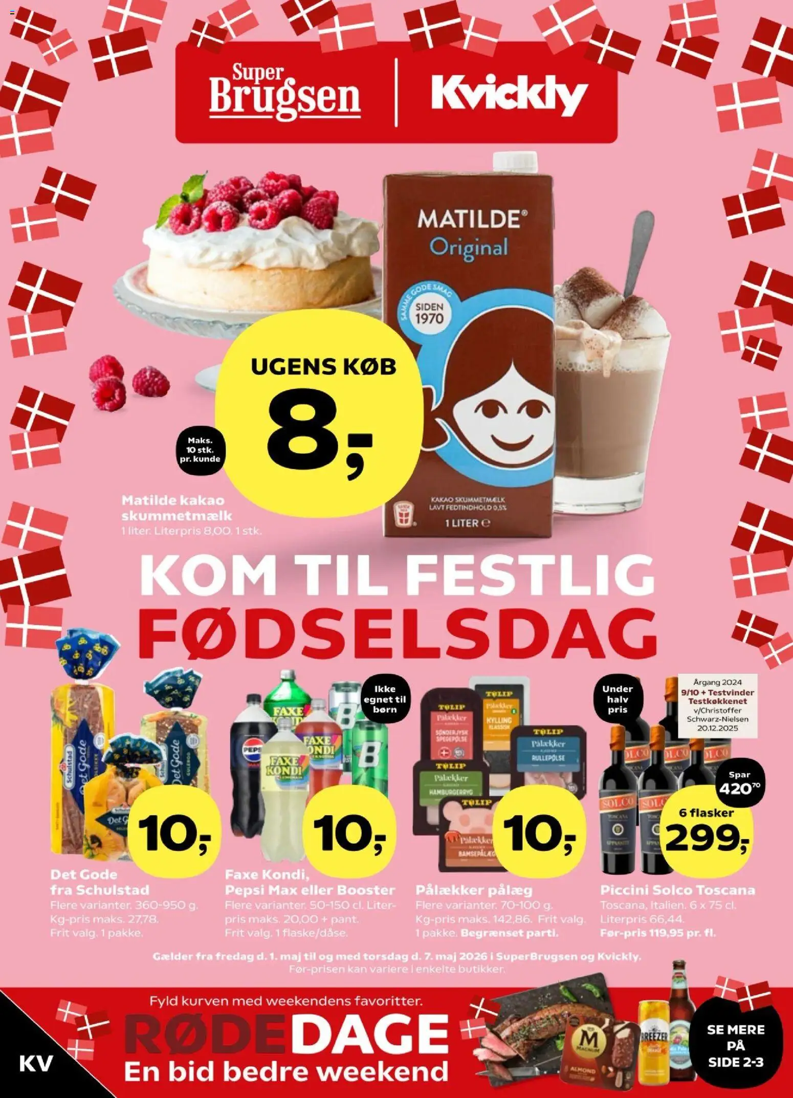 Eksempel på tilbudsavis Kvickly - Tilbudsavis uge 18 fra butik Kvickly gyldig fra 01/05/2026