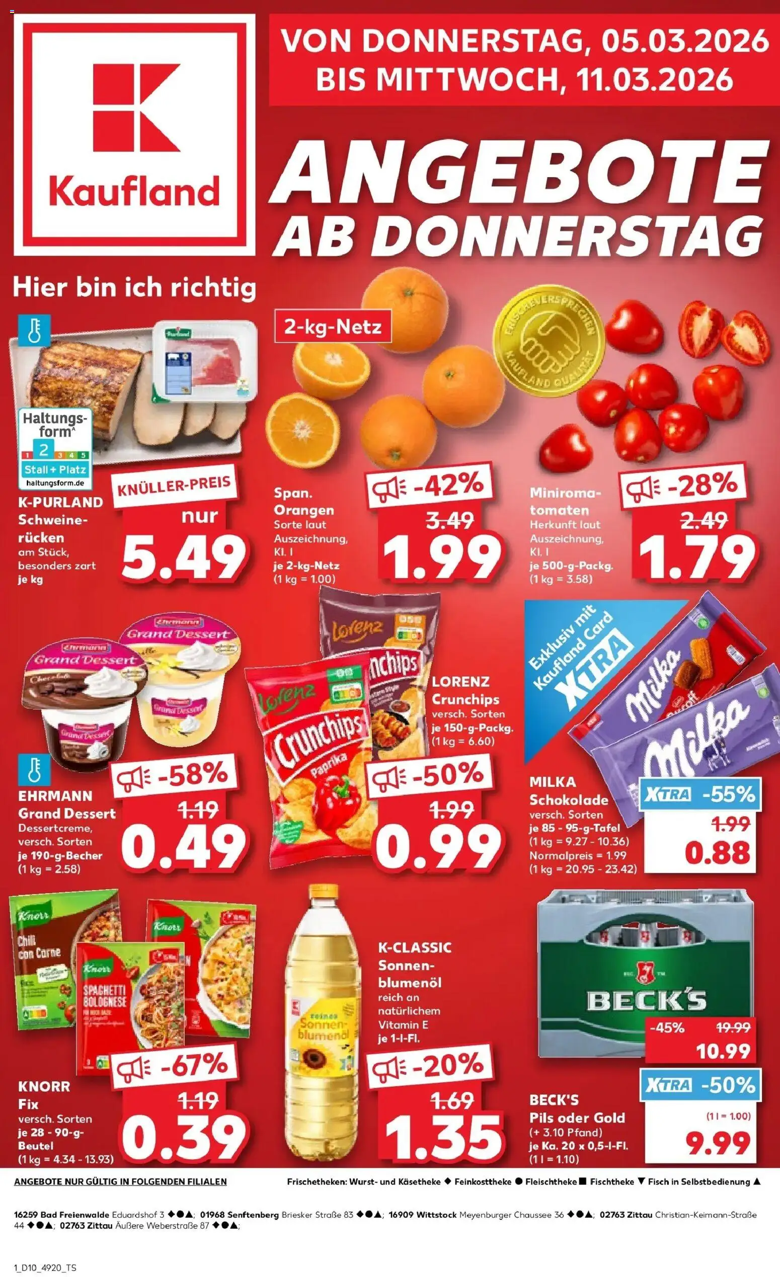 Vorschau von dem Prospekt des Geschäftes Kaufland, gültig ab dem 05.03.2026