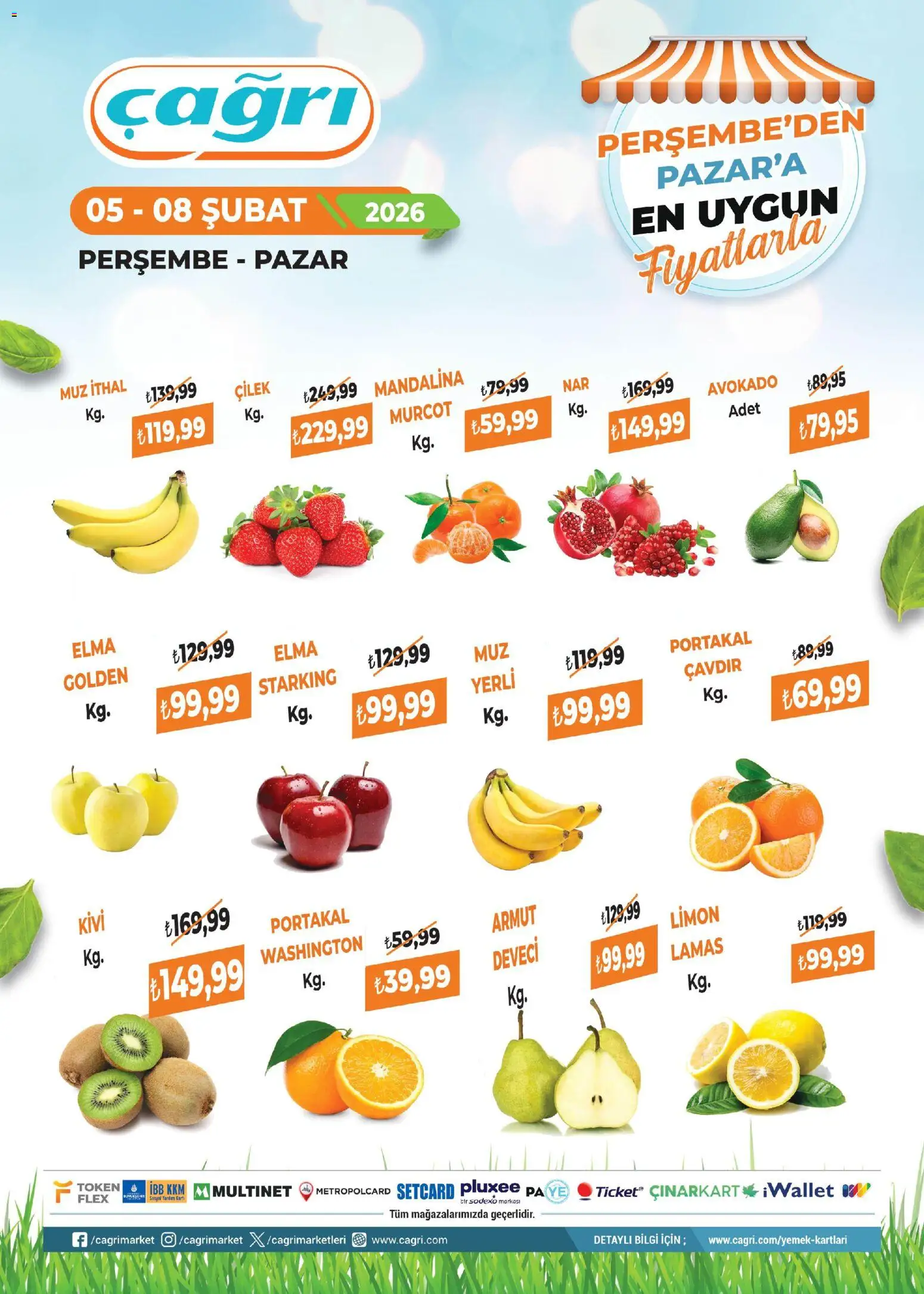 Çağrı Market Manav Katalog 05.02.2026 - Broşürünün önizlemesi