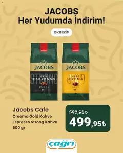 Çağrı Market İndirim Jacobs 15.10.2025 - Broşürünün önizlemesi