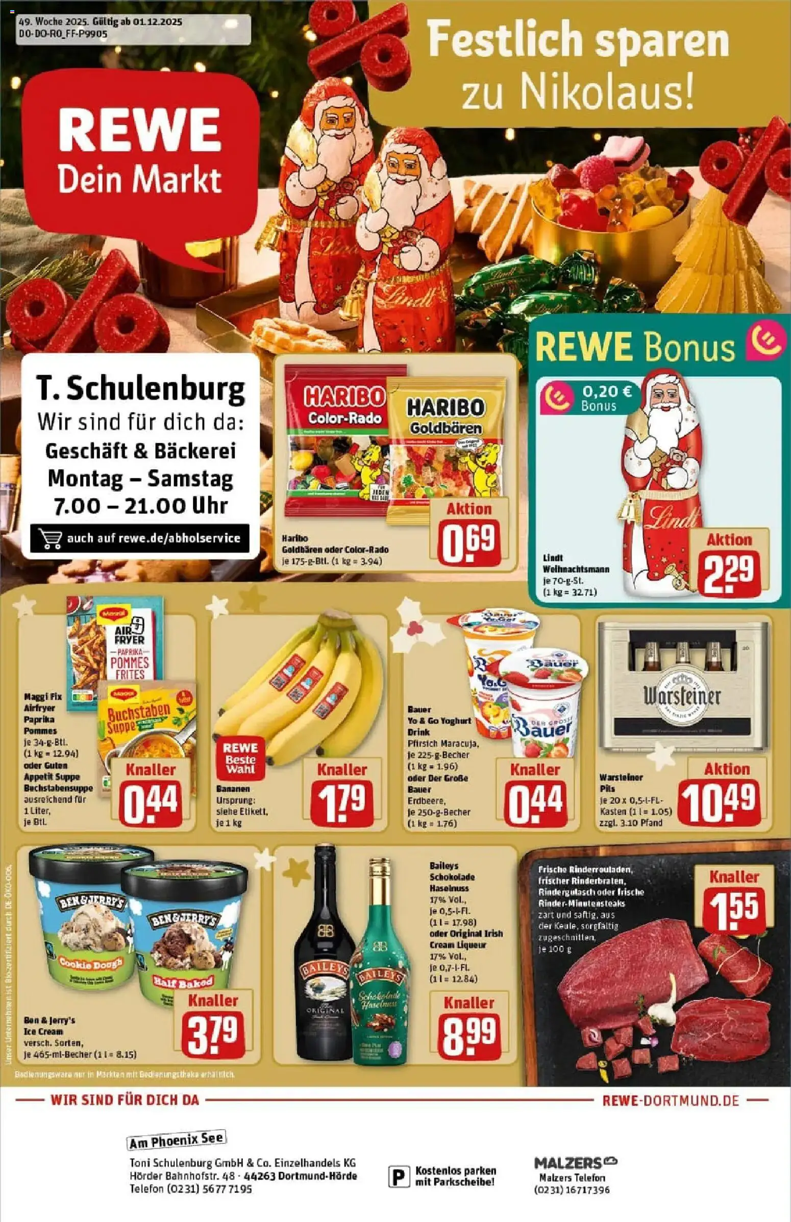 Vorschau von dem Prospekt des Geschäftes Rewe, gültig ab dem 01.12.2025