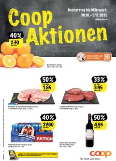 Vorschau des Merkblatts Aktionen vom Shop Coop gültig von 30.10.2025 bis 05.11.2025