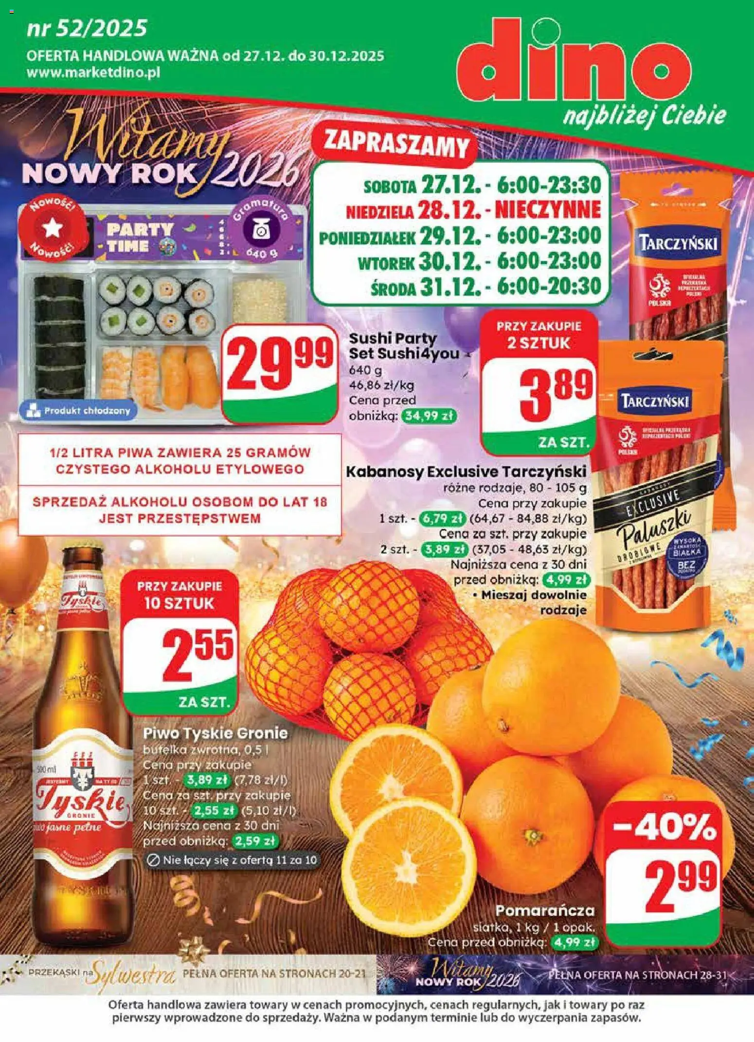 Pogląd gazetki "Gazetka" ze sklepu Dino ważnej od 27.12.2025