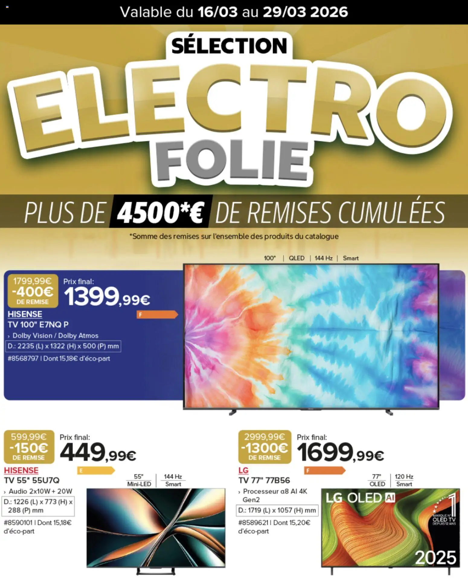 Prévisualisation de Costco catalogue electro du magasin Costco formulaire valide 16/03/2026