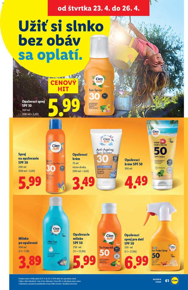 Nový Lidl leták od 20.04.