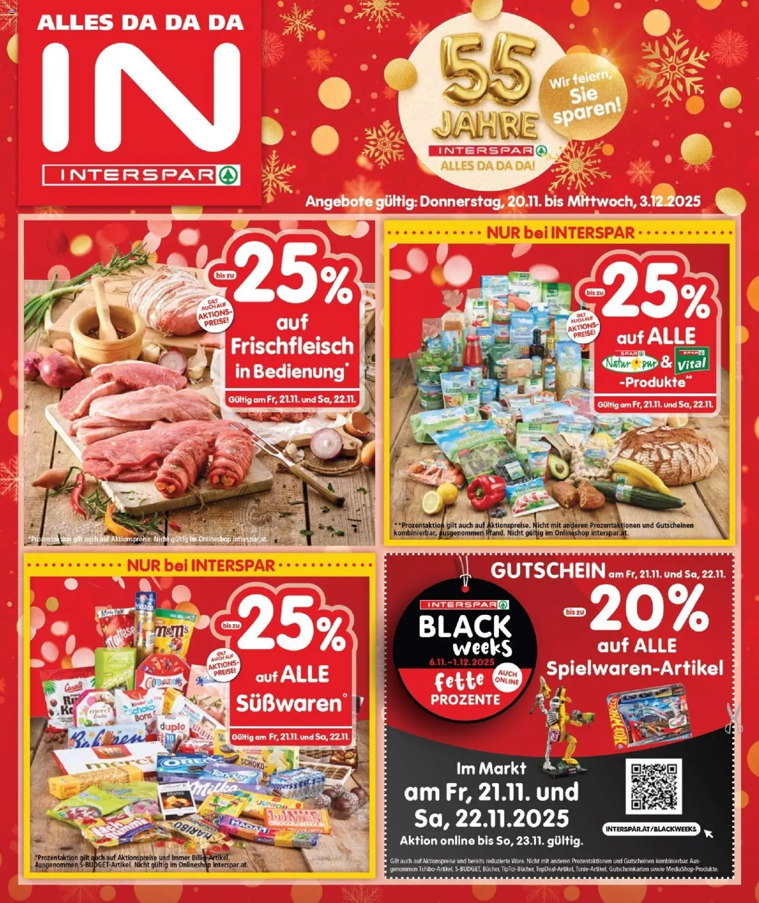 Vorschau der Angebote: Interspar Burgenland gültig ab 20.11.2025