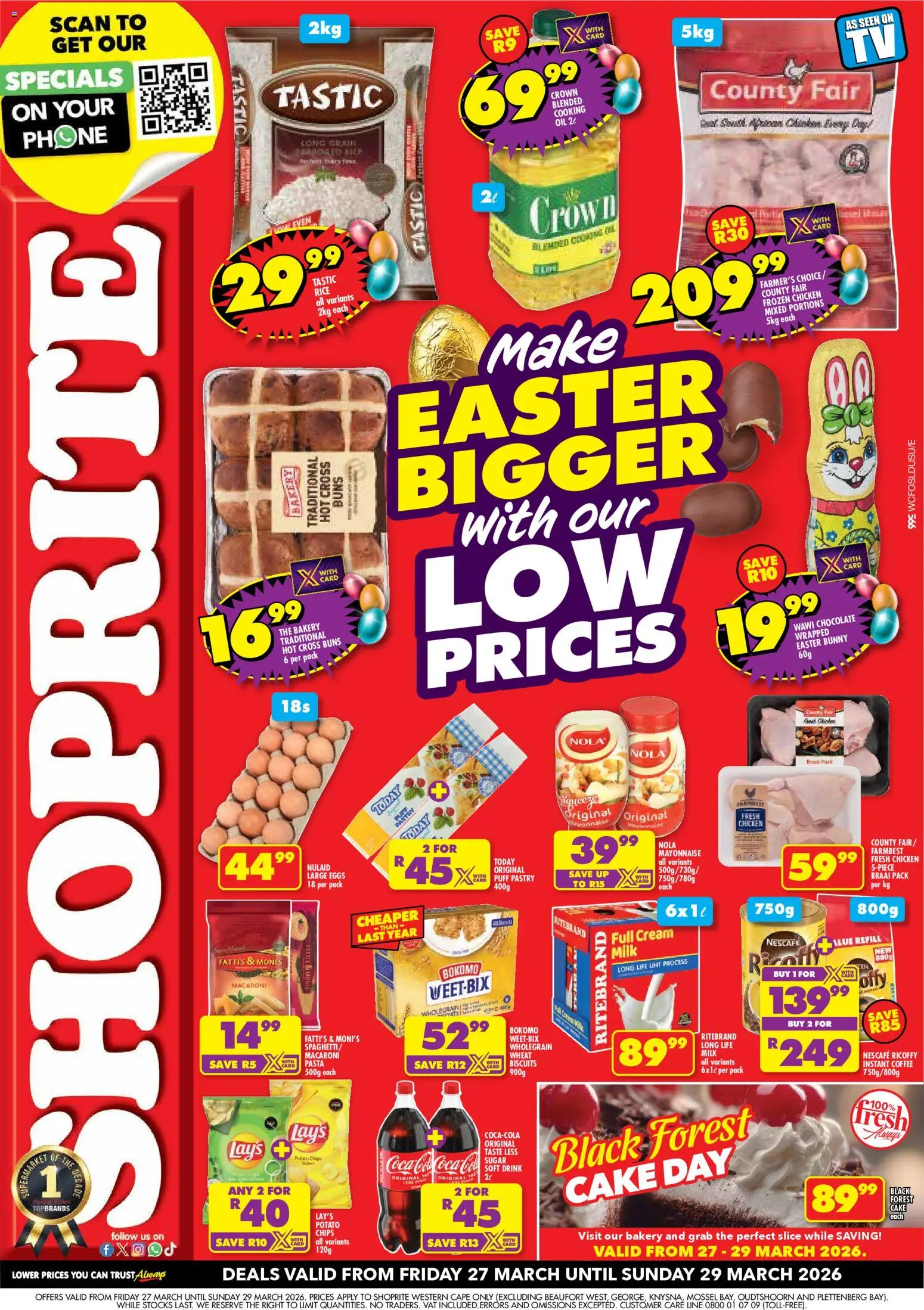 Preview of Shoprite flyer valid from 27/03/2026