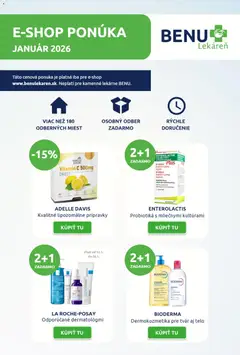 Náhľad BENU Lekáreň letáku platného od 01.01.2026