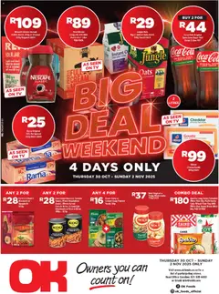 Preview of OK Foods flyer valid from 30/10/2025