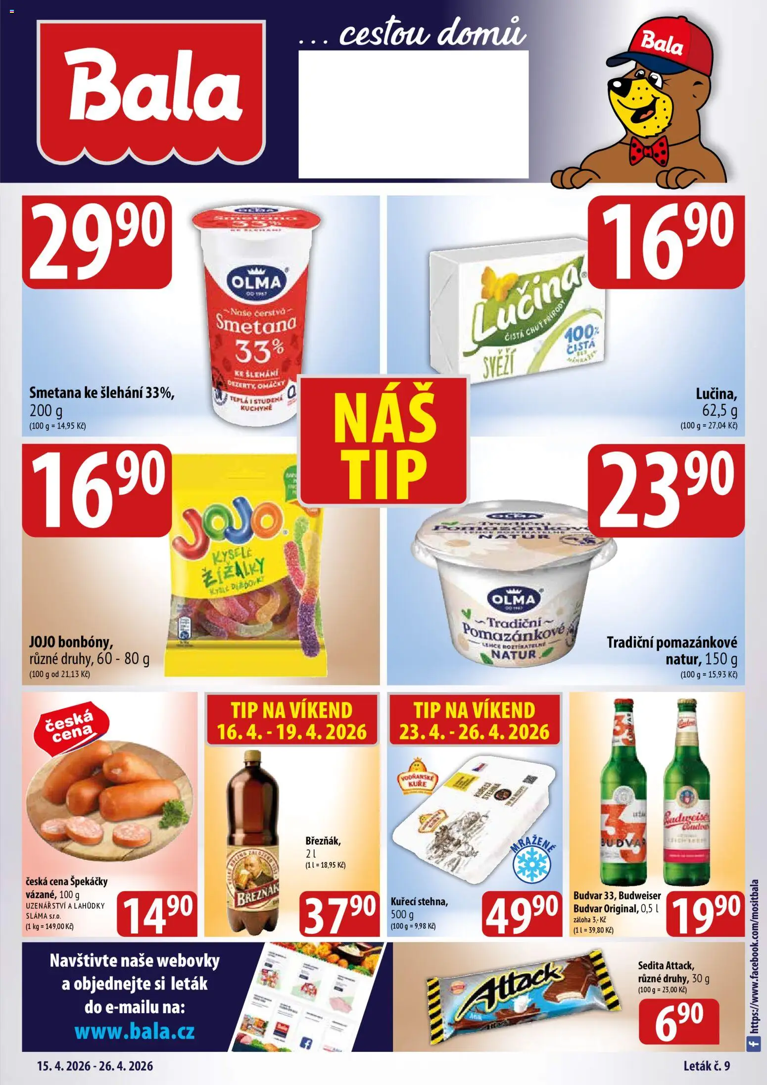 Náhled nabídky: BALA BALA velký leták platný od 15.04.2026