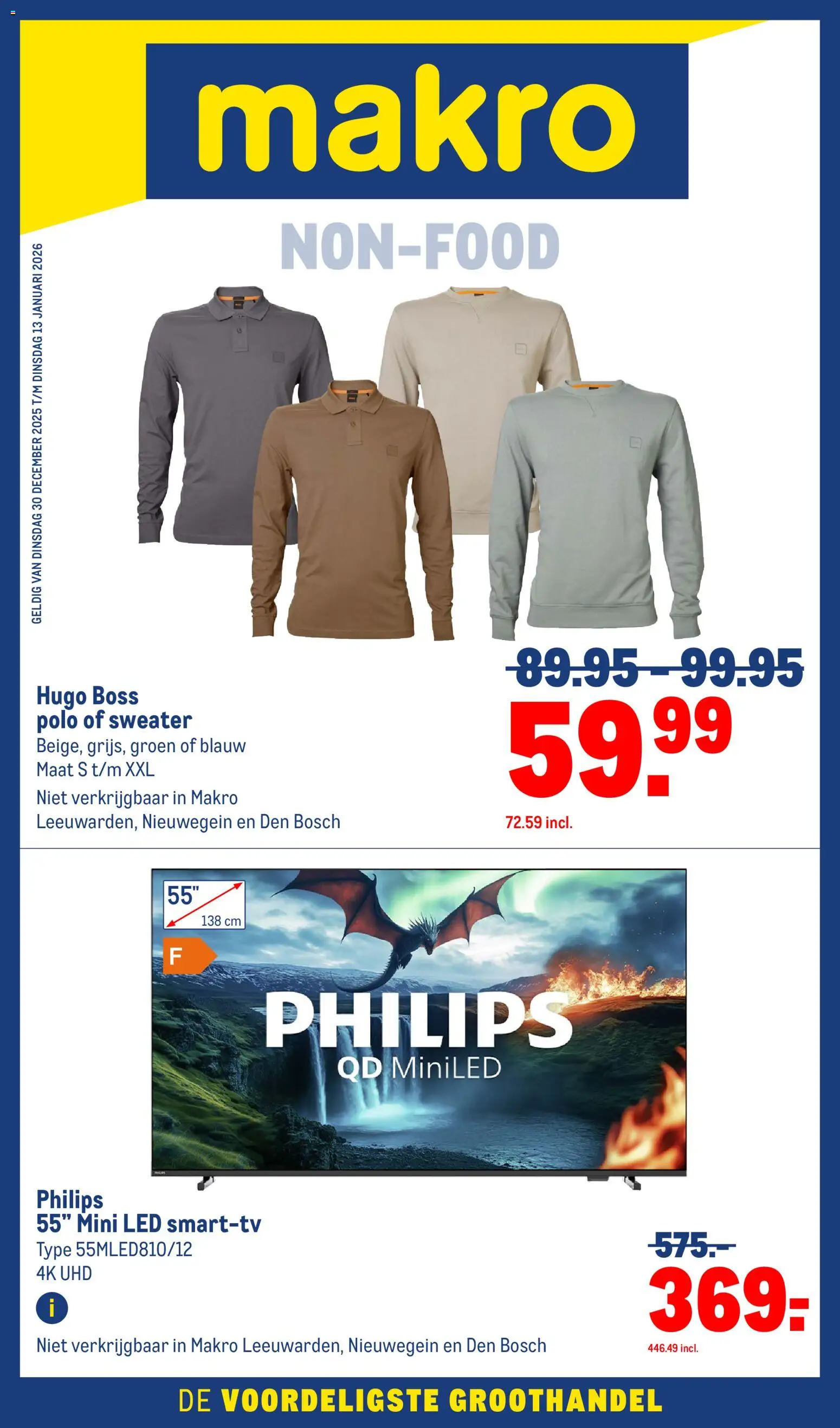 Voorbeeld van Non-Food van winkel Makro geldig vanaf 30-12-2025