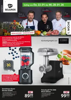 Vorschau von dem Prospekt des Geschäftes Selgros, gültig ab dem 22.01.2026