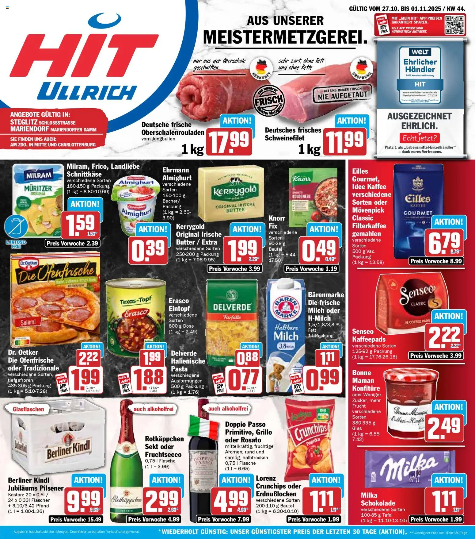 HIT Prospekt ab 27.10.2025 nächste Woche > Berlin
