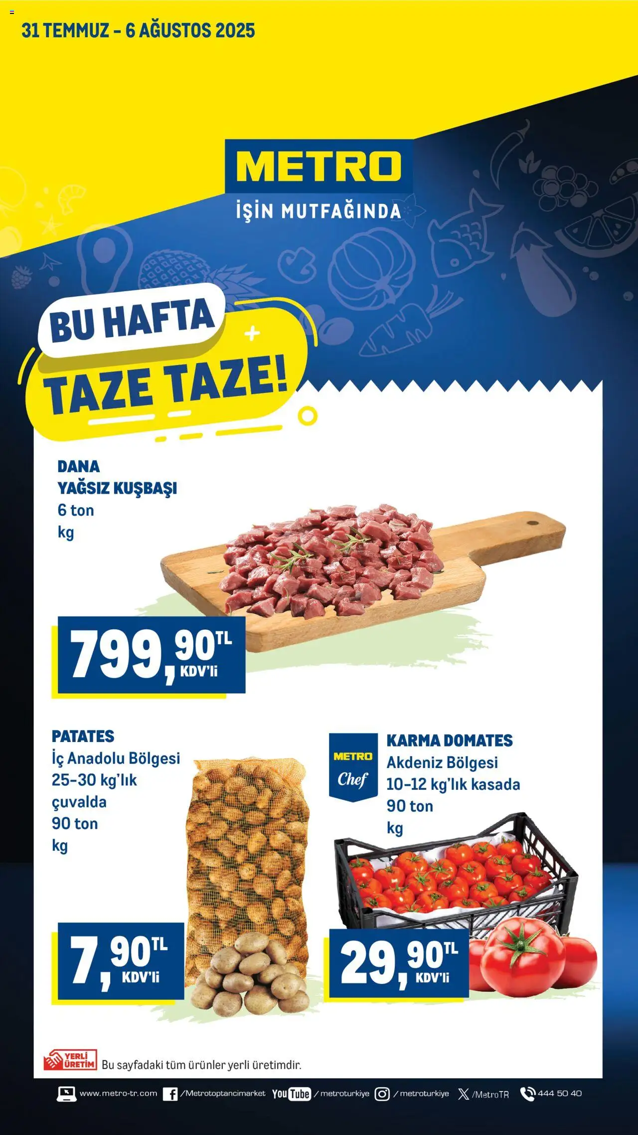 Metro Katalog (31 Temmuz 2025 - 06 Ağustos 2025) - Sayfa numarası 1