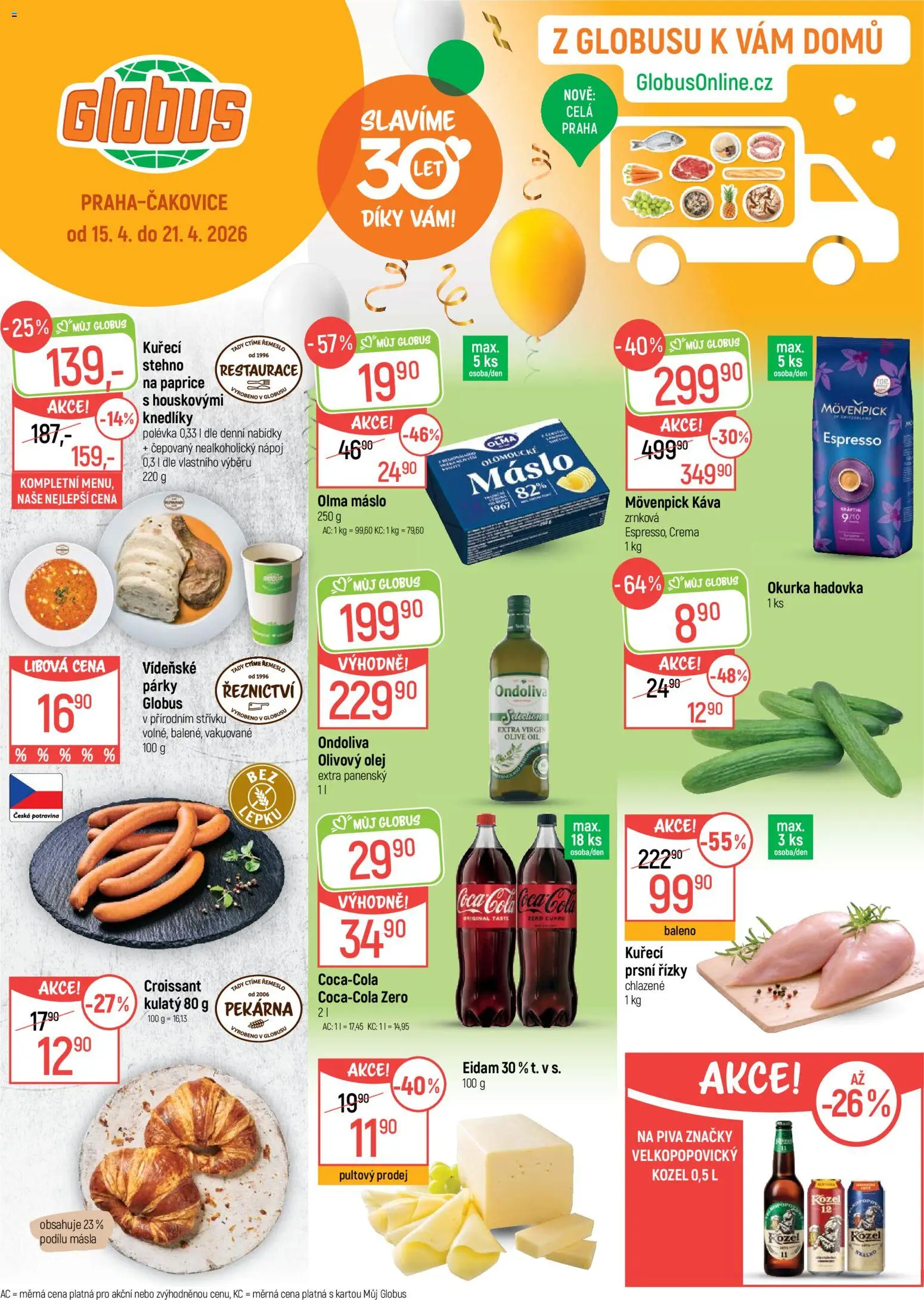 Náhled nabídky: Globus Globus leták - Praha Čakovice platný od 15.04.2026