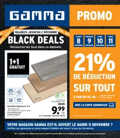 Voorbeeld van Black Friday van winkel GAMMA geldig vanaf 05/11/2025