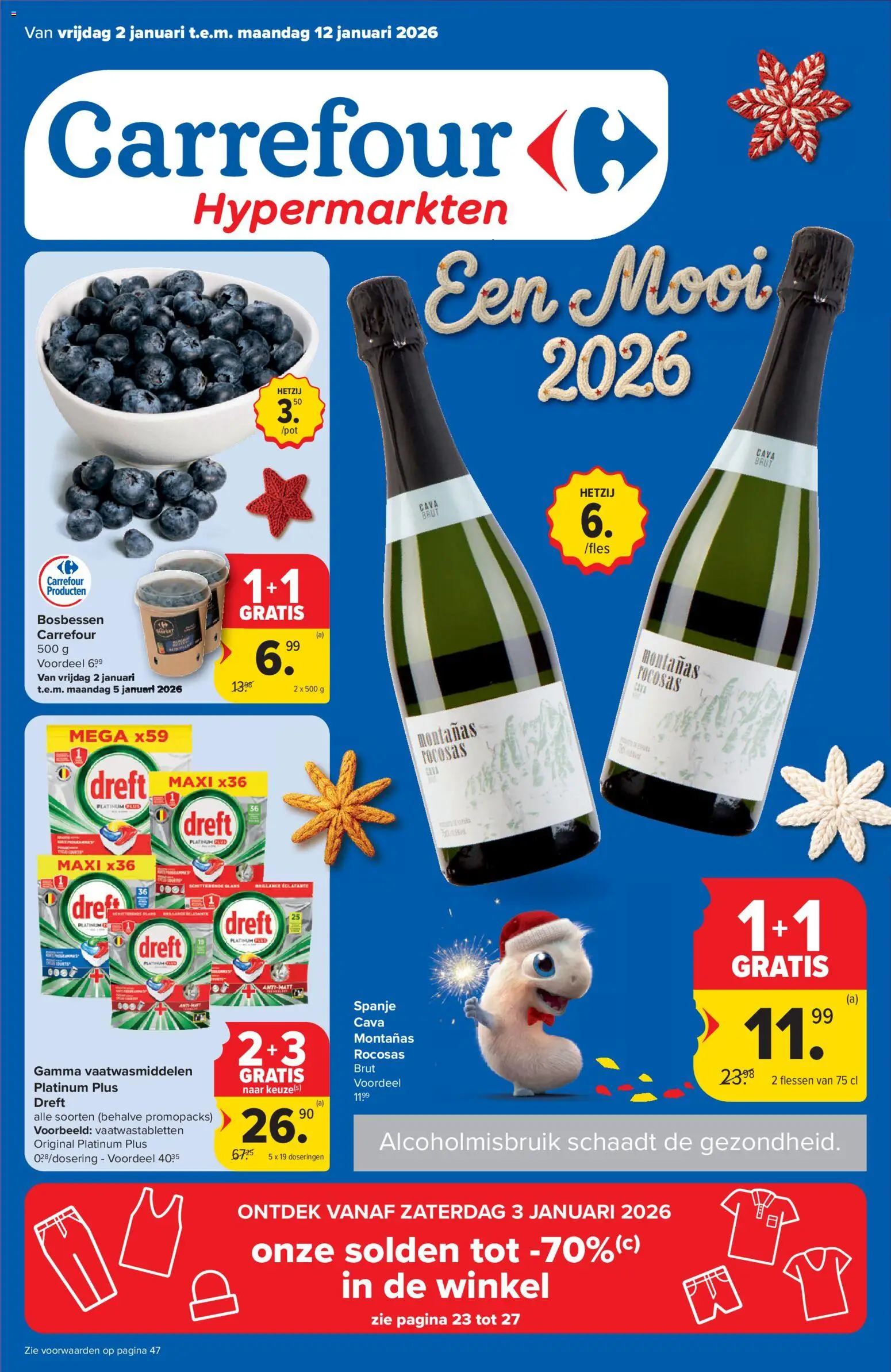 Voorbeeld van Folder van winkel Carrefour geldig vanaf 02/01/2026