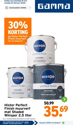Voorbeeld van Folder van winkel GAMMA geldig vanaf 16-02-2026