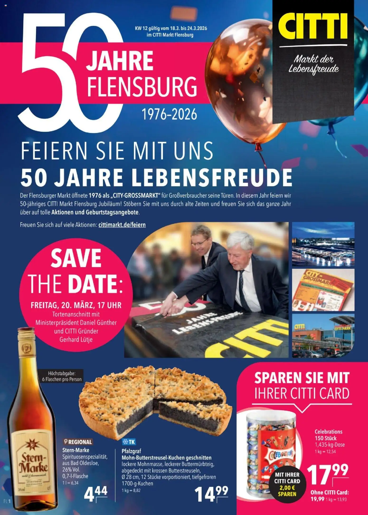 Eksempel på tilbudsavis CITTI - 50 år i Flensborg fra butik CITTI gyldig fra 18/03/2026 - Bad