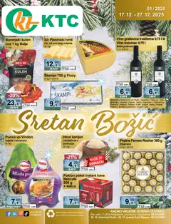 Pregled letka Katalog trgovine KTC vrijedi od 17.12.2025