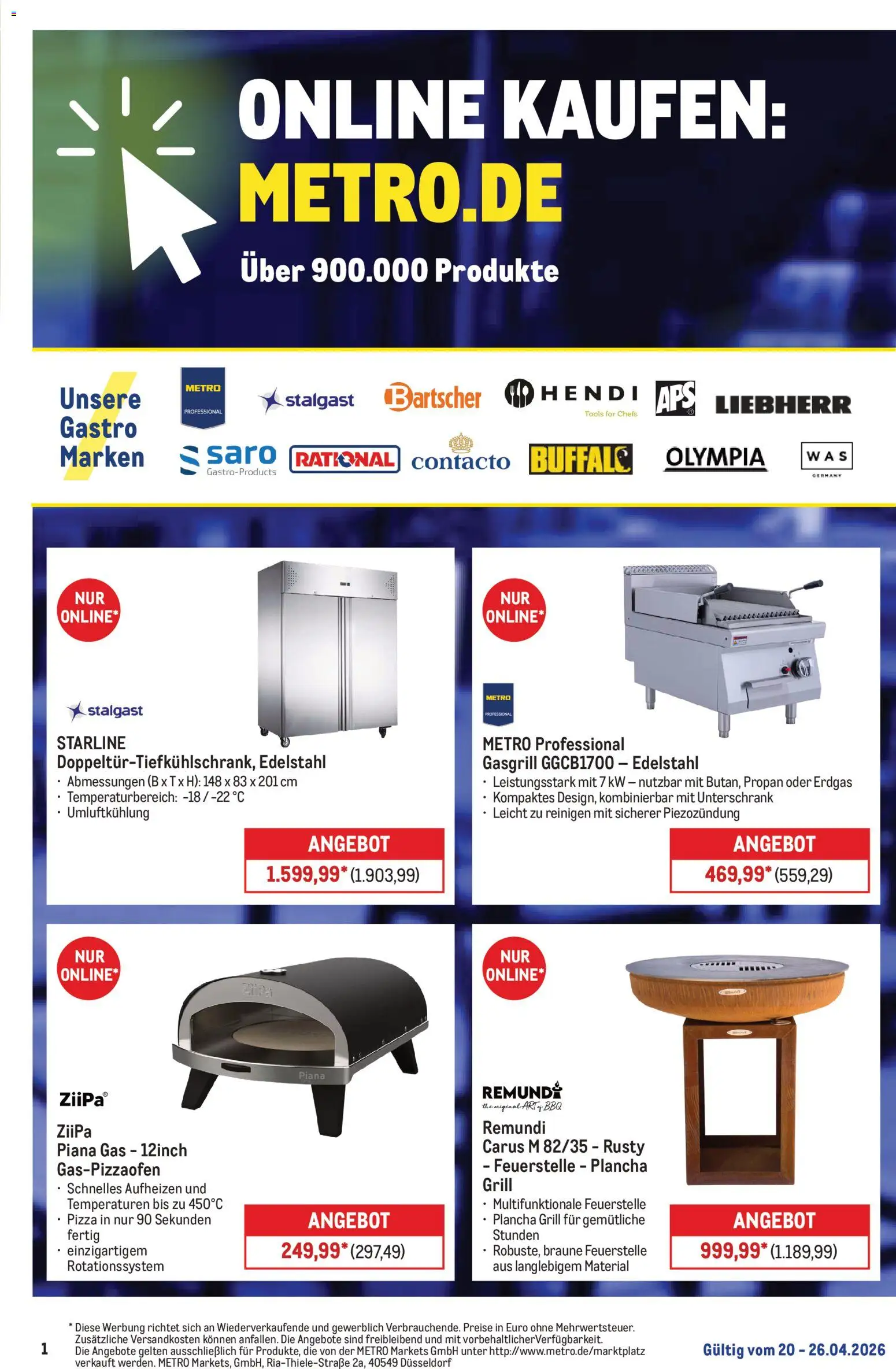 Vorschau von dem Prospekt des Geschäftes Metro, gültig ab dem 20.04.2026