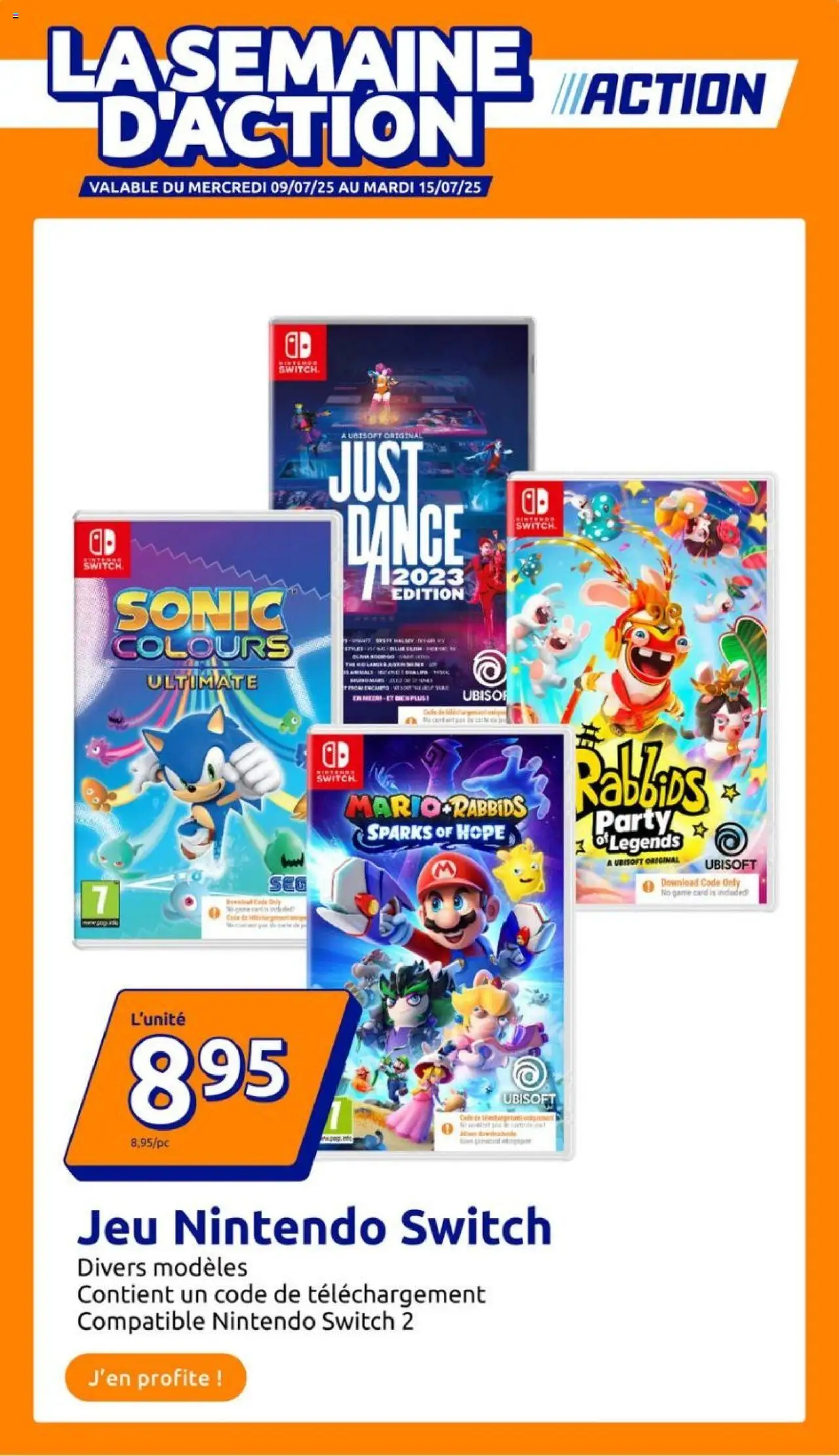 Action shop Folder de la semaine 28 geldig vanaf 09/07/2025 - Paginanummer 1