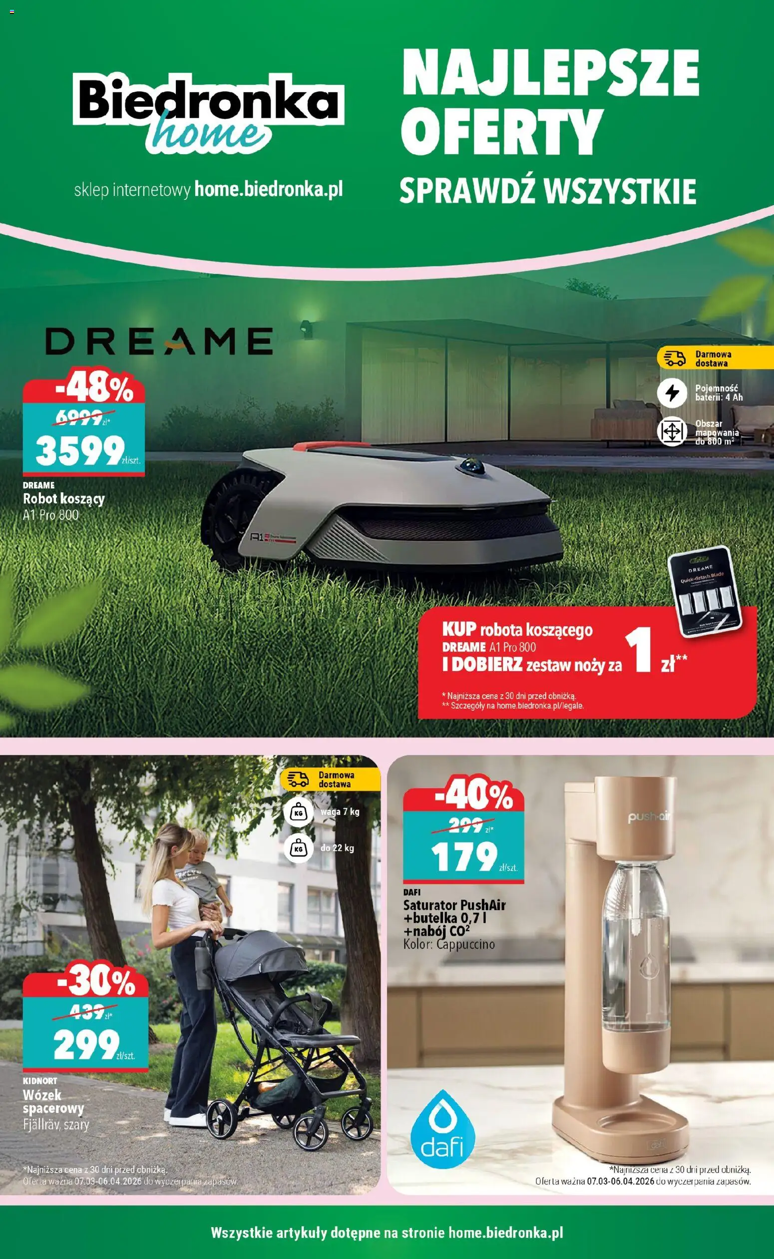 Pogląd gazetki "Home" ze sklepu Biedronka ważnej od 14.03.2026