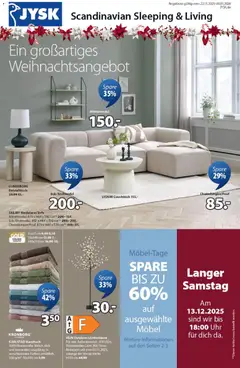 Vorschau von dem Prospekt des Geschäftes JYSK, gültig ab dem 22.11.2025