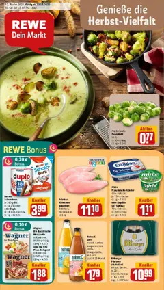 Vorschau von dem Prospekt des Geschäftes Rewe, gültig ab dem 19.10.2025