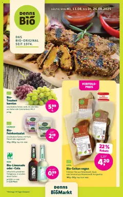 Vorschau der Angebote: Denns BioMarkt Angebote gültig ab 13.08.2025