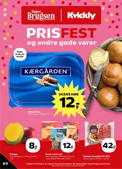 Eksempel på tilbudsavis Tilbudsavis fra butik Kvickly gyldig fra 22/08/2025