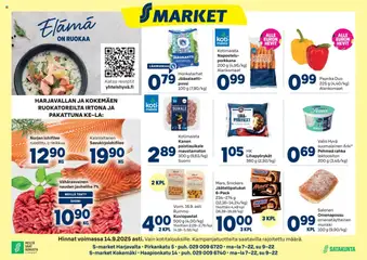 Kaupan S-market Harjavalta esikatselu, voimassa 14/09/2025