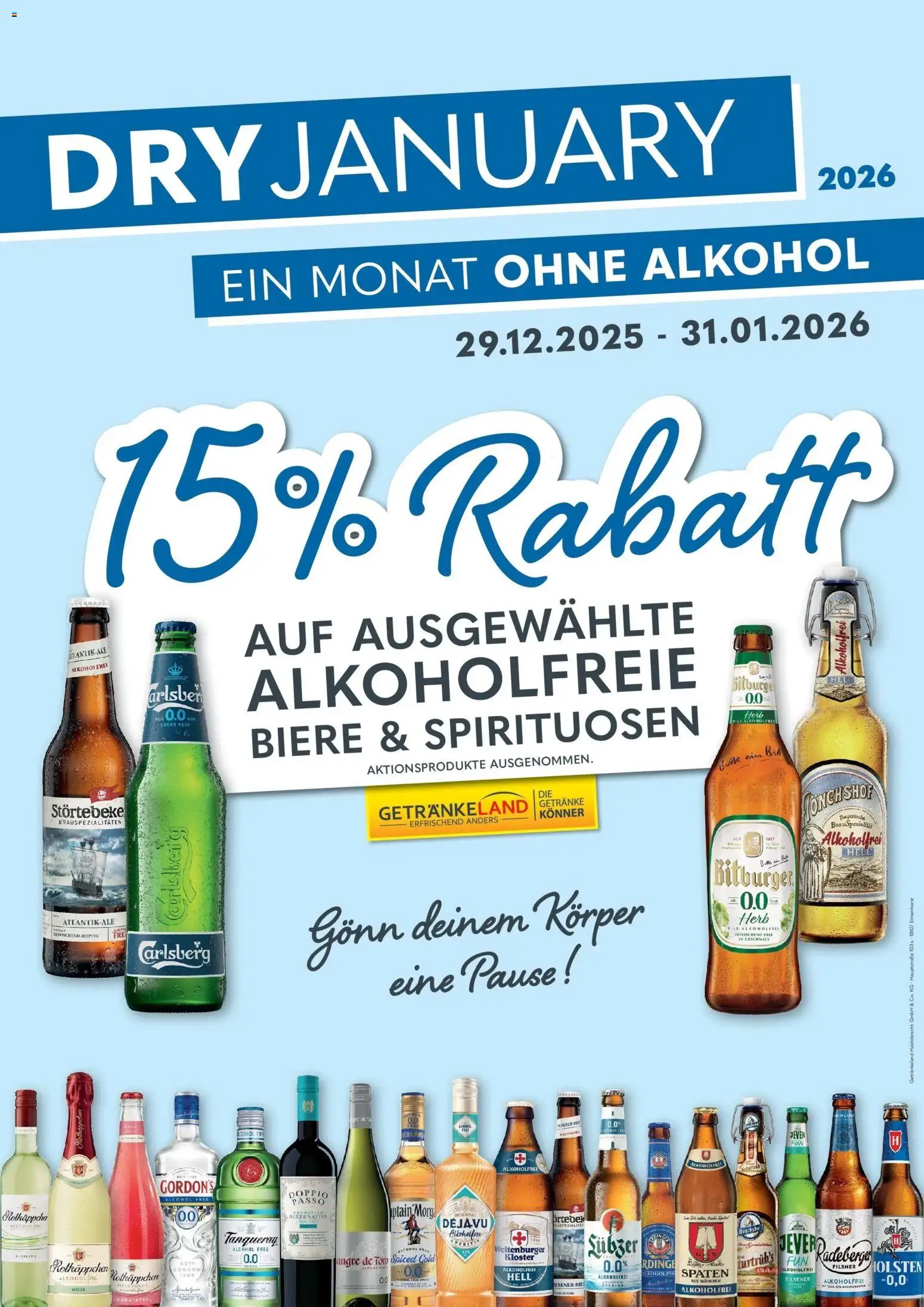 Vorschau von dem Prospekt des Geschäftes Getränkeland, gültig ab dem 02.01.2026