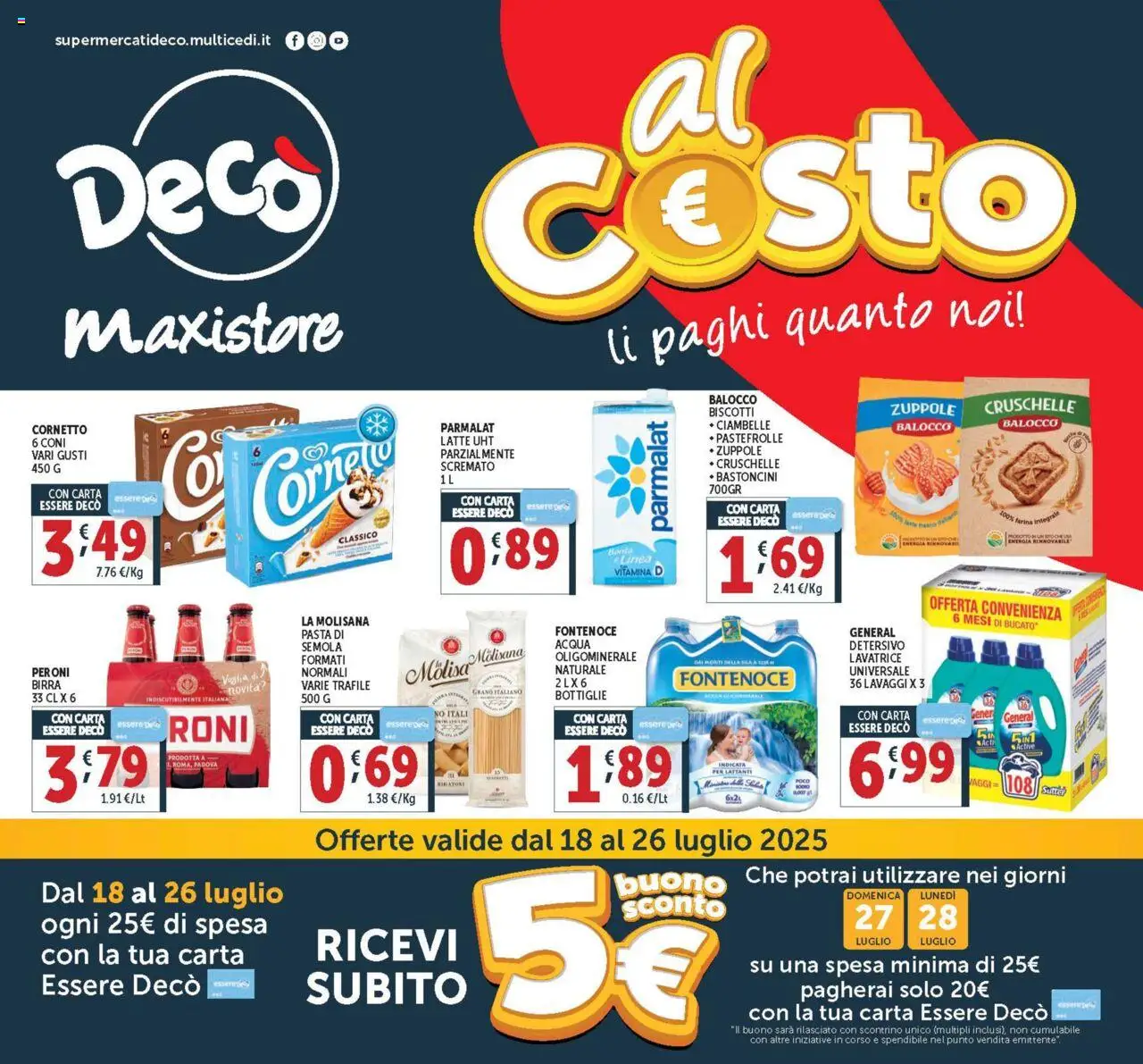 Volantino Decò valido da 18/07/2025 numero di pagina 1