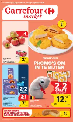 Voorbeeld van Folder week 35 van winkel Carrefour market geldig vanaf 27/08/2025