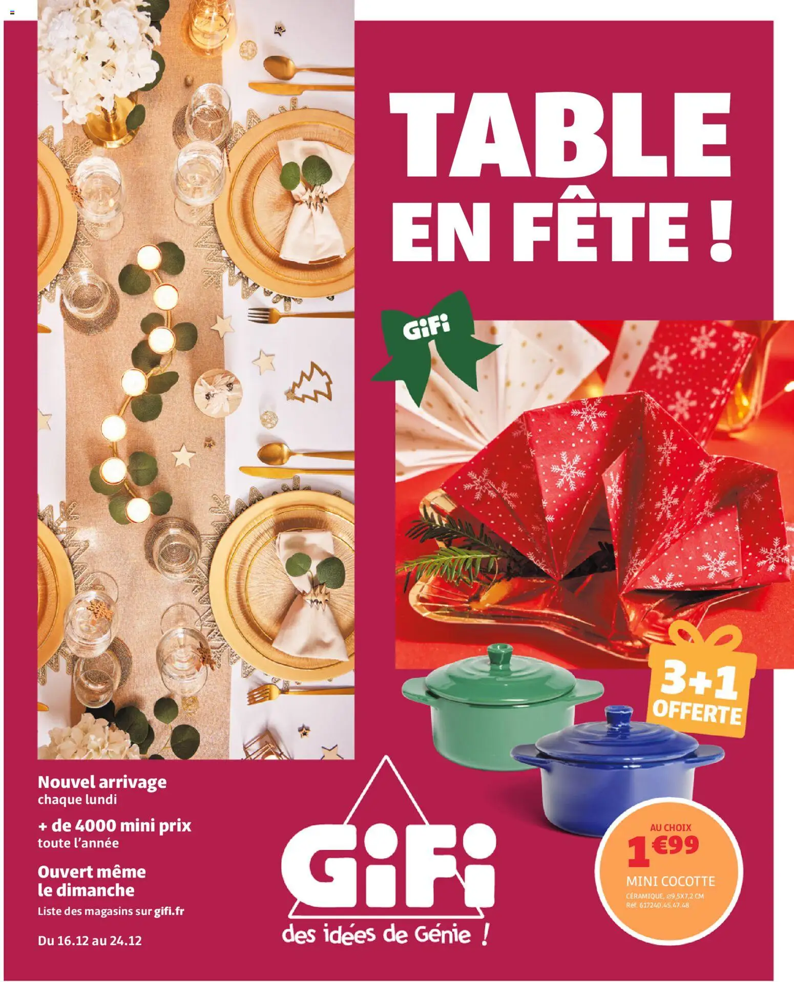 Prévisualisation de Catalogue du magasin GiFi formulaire valide 16/12/2025