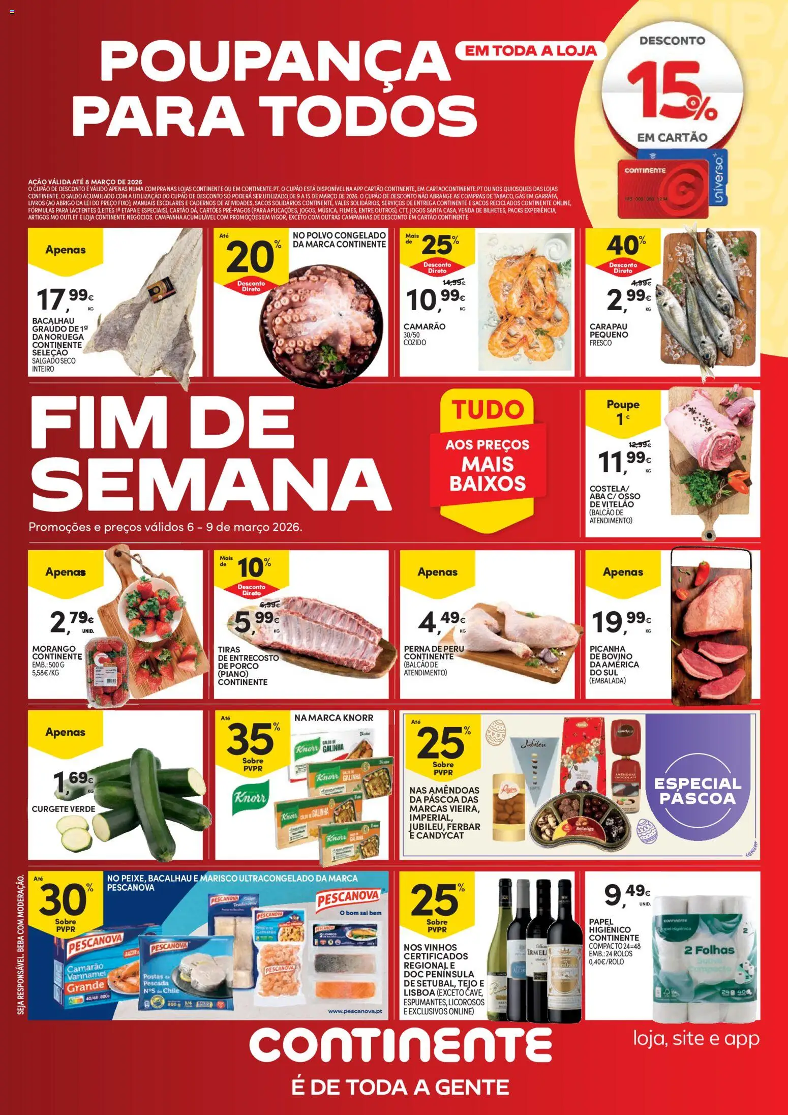 Pré-visualização do folheto da loja Continente válida a partir de 06/03/2026