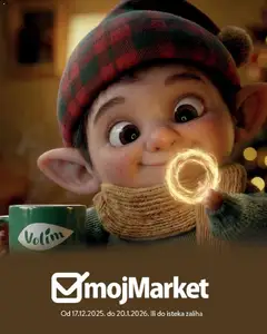 Pregled letka Katalog trgovine mojMarket vrijedi od 2025.12.17