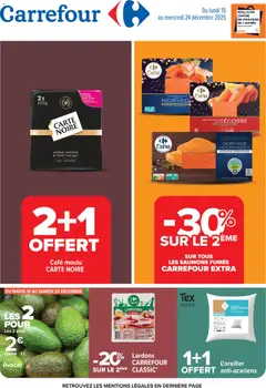 Prévisualisation de Les promos du quotidien du magasin Carrefour formulaire valide 15/12/2025