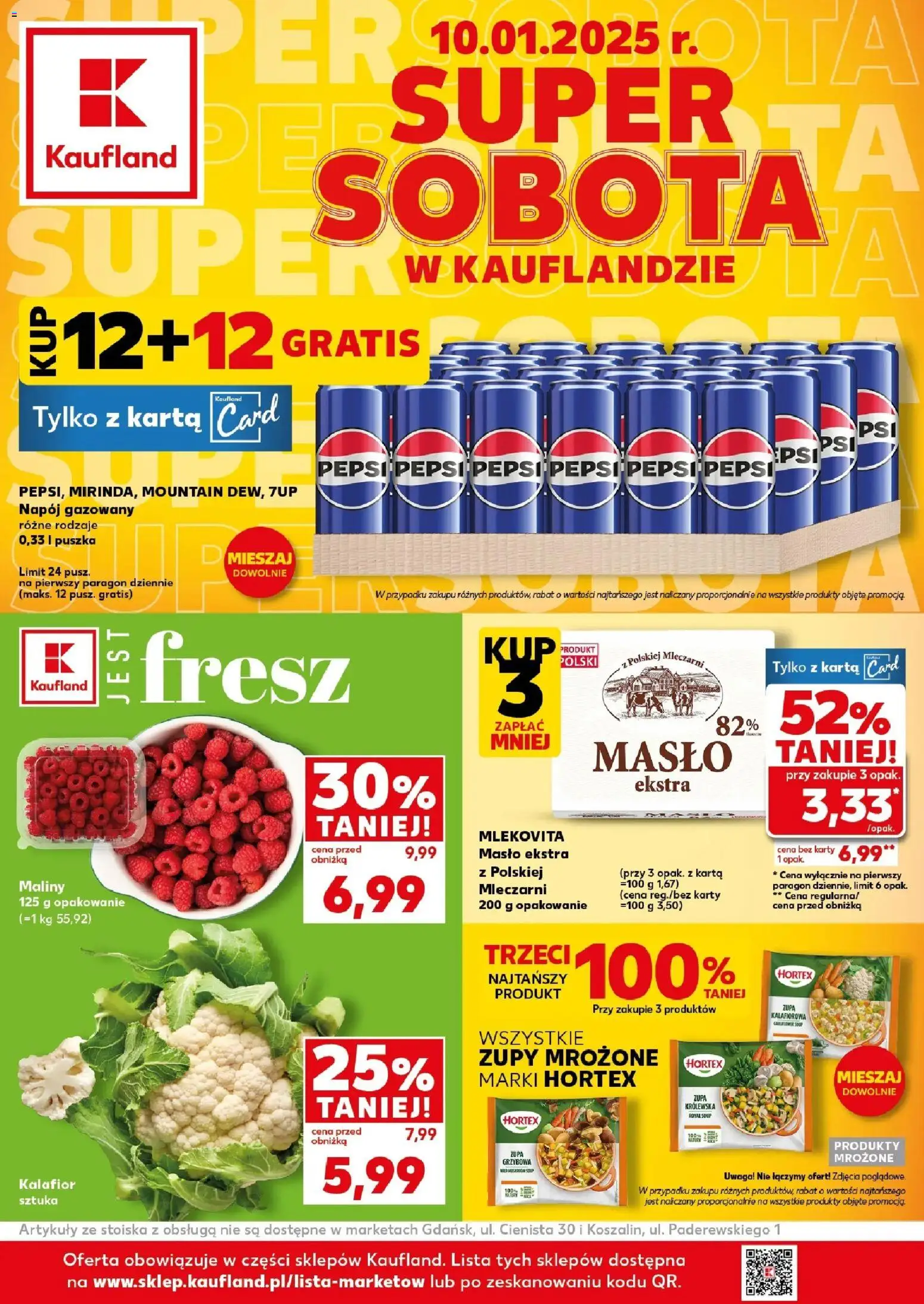 Pogląd gazetki "Super Sobota" ze sklepu Kaufland ważnej od 10.01.2026