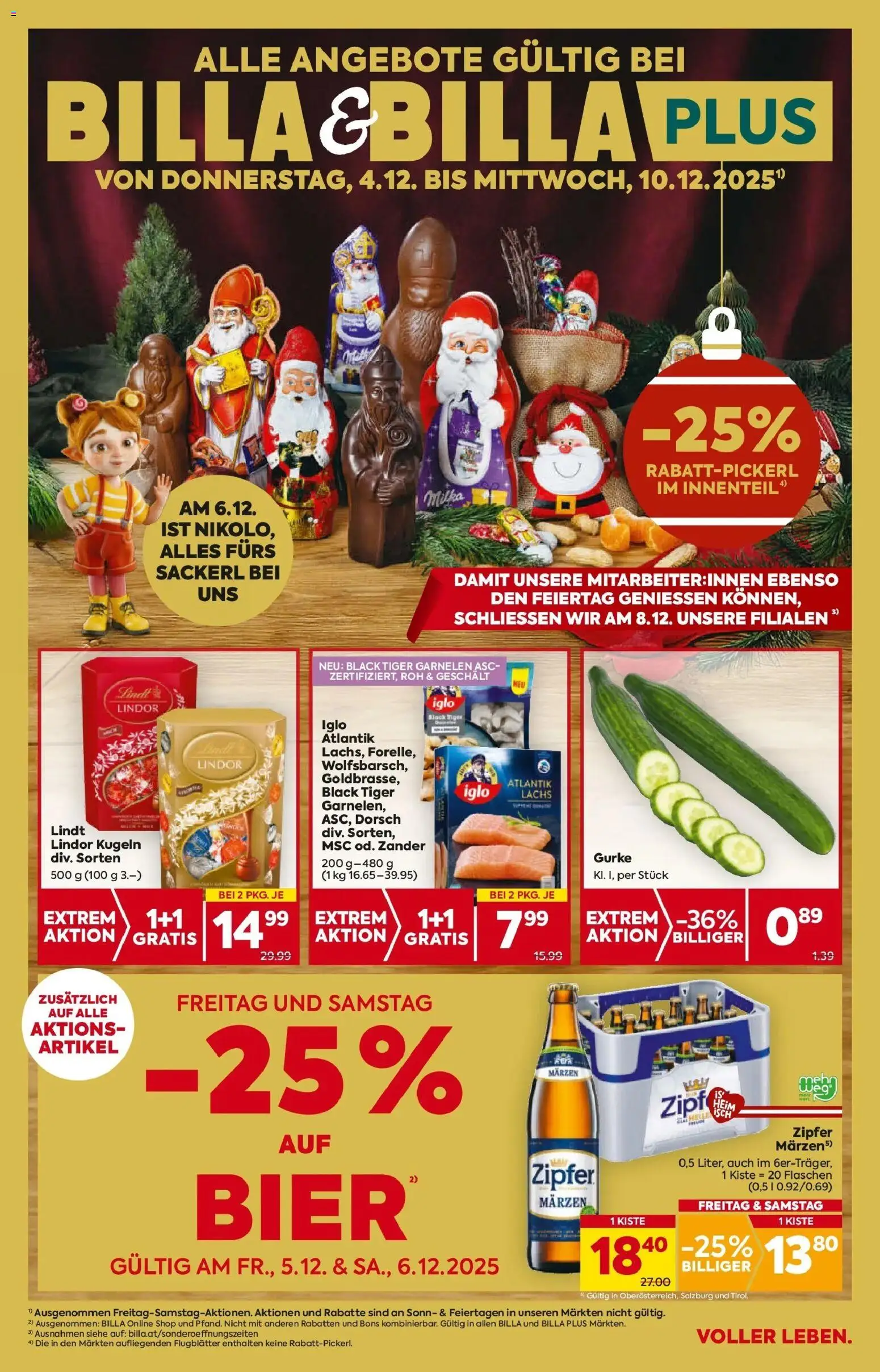 Vorschau der Angebote: Billa BILLA: Flugblatt gültig bei BILLA & BILLA PLUS gültig ab 03.12.2025