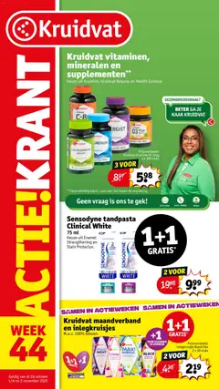 Voorbeeld van Folder week 44 van winkel Kruidvat geldig vanaf 28-10-2025