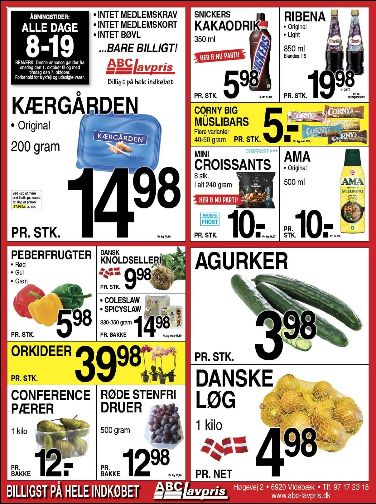 Abc Lavpris tilbudsavis gyldig fra 01/10/2025 - side 1