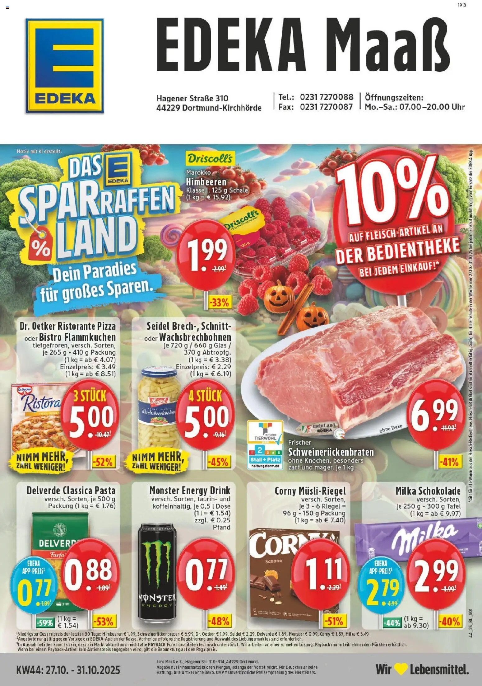 Vorschau von dem Prospekt des Geschäftes Edeka, gültig ab dem 26.10.2025