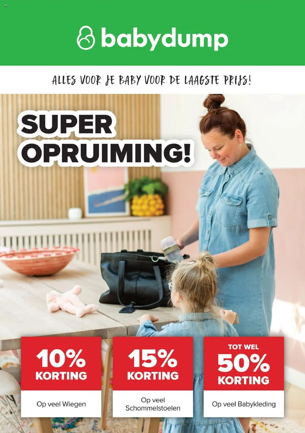 Baby-Dump shop Folder geldig vanaf 01-07-2025 - Paginanummer 1 - Cadeaubon