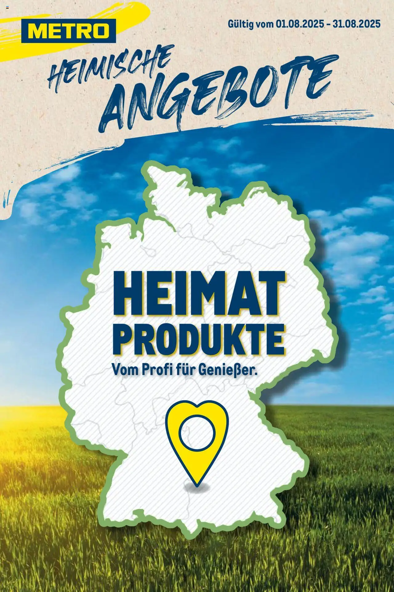Metro Prospekt ab 01.08.2025 - Regionaler Flyer